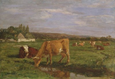 The Valley of the Touques, c.1858-62 by Eugene Louis Boudin